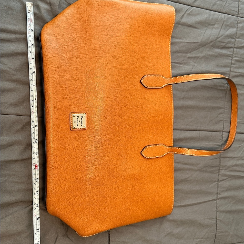 Dooney & Bourke Tan Leather Tote - Picture 7 of 8